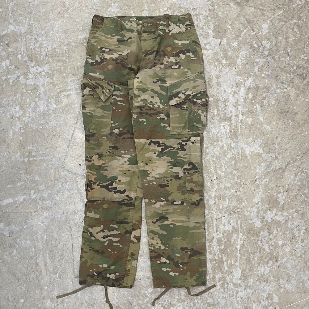 US Military Pants Mens Medium Long Multicam Camo Army Combat ACU‎ Fits 34x34